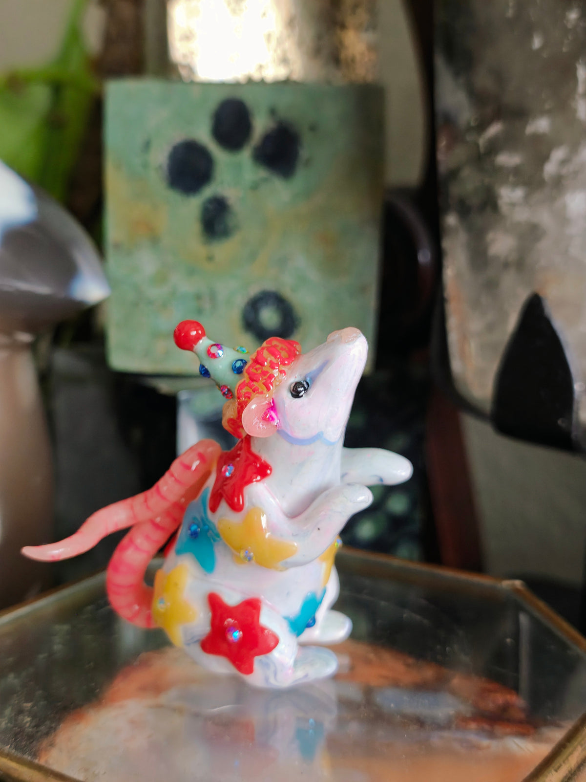 Opossum Clown - Classic Primary Colors
